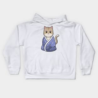 Cat Sleeping Blanket Kids Hoodie